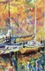 Boats in a Harbour (Copy of an original by Barry Thomas)
